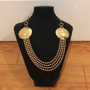 Gold Costume Necklace